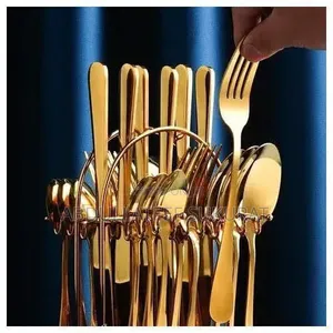 Golden Cutlery Set