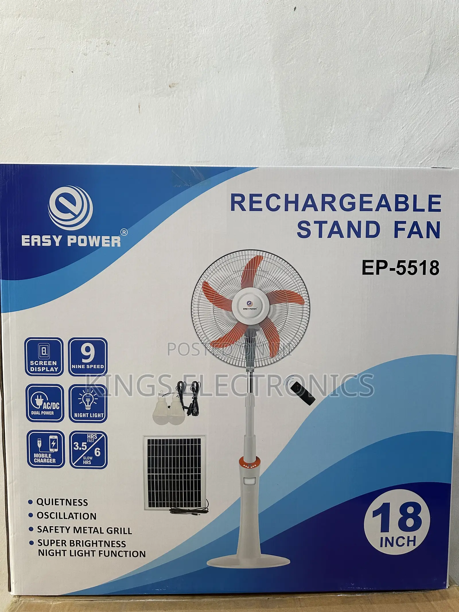Easy Power Standing Fan