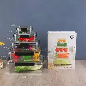 5pcs Acrylic Food Storage Containers