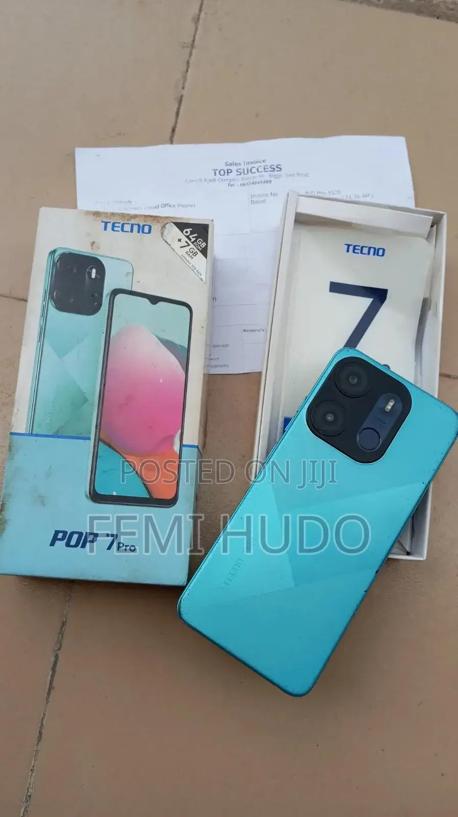 Tecno Pop 7 Pro 64 GB Blue