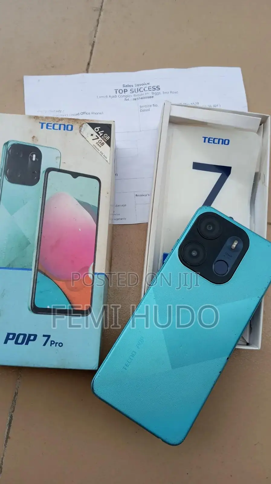 Tecno Pop 7 Pro 64 GB Blue