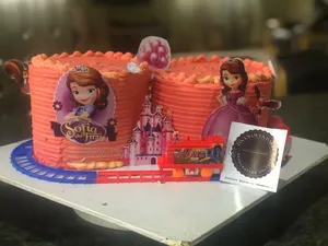 Cartoon Character Twin Cake