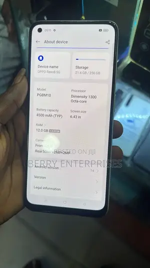 Oppo Reno 8T 256 GB Silver