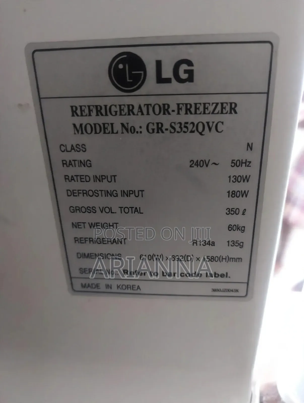LG Refrigerator