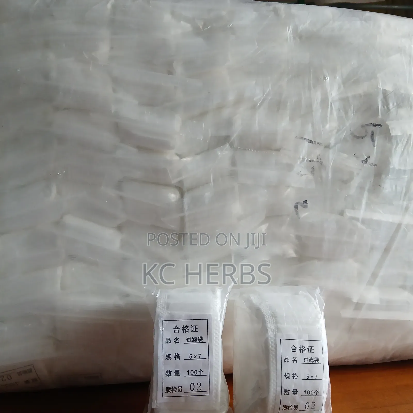 Tea Bag With Pull Able Strings (100pcs)