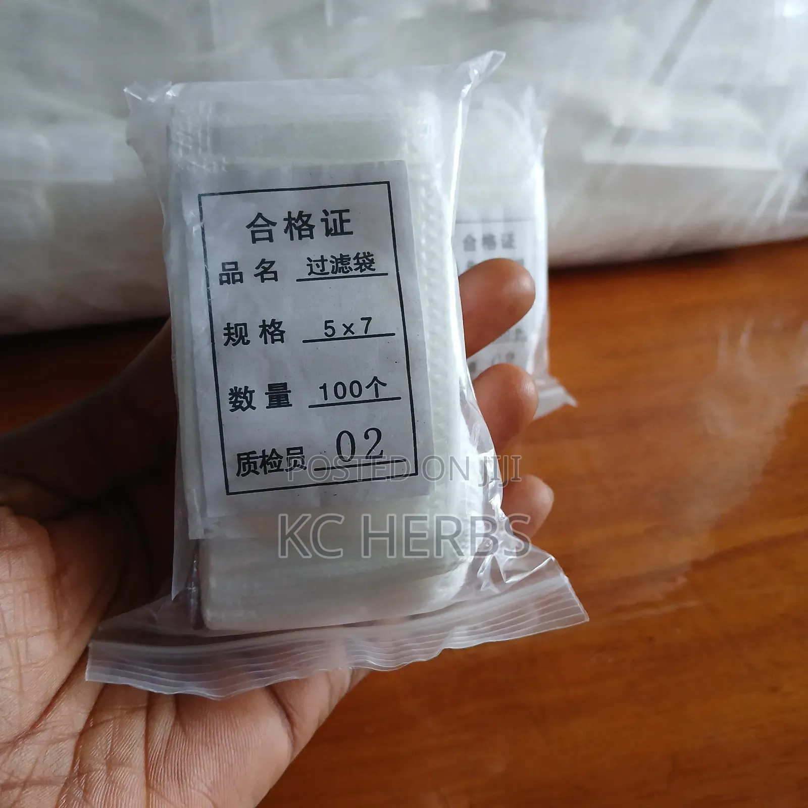 Tea Bag With Pull Able Strings (100pcs)