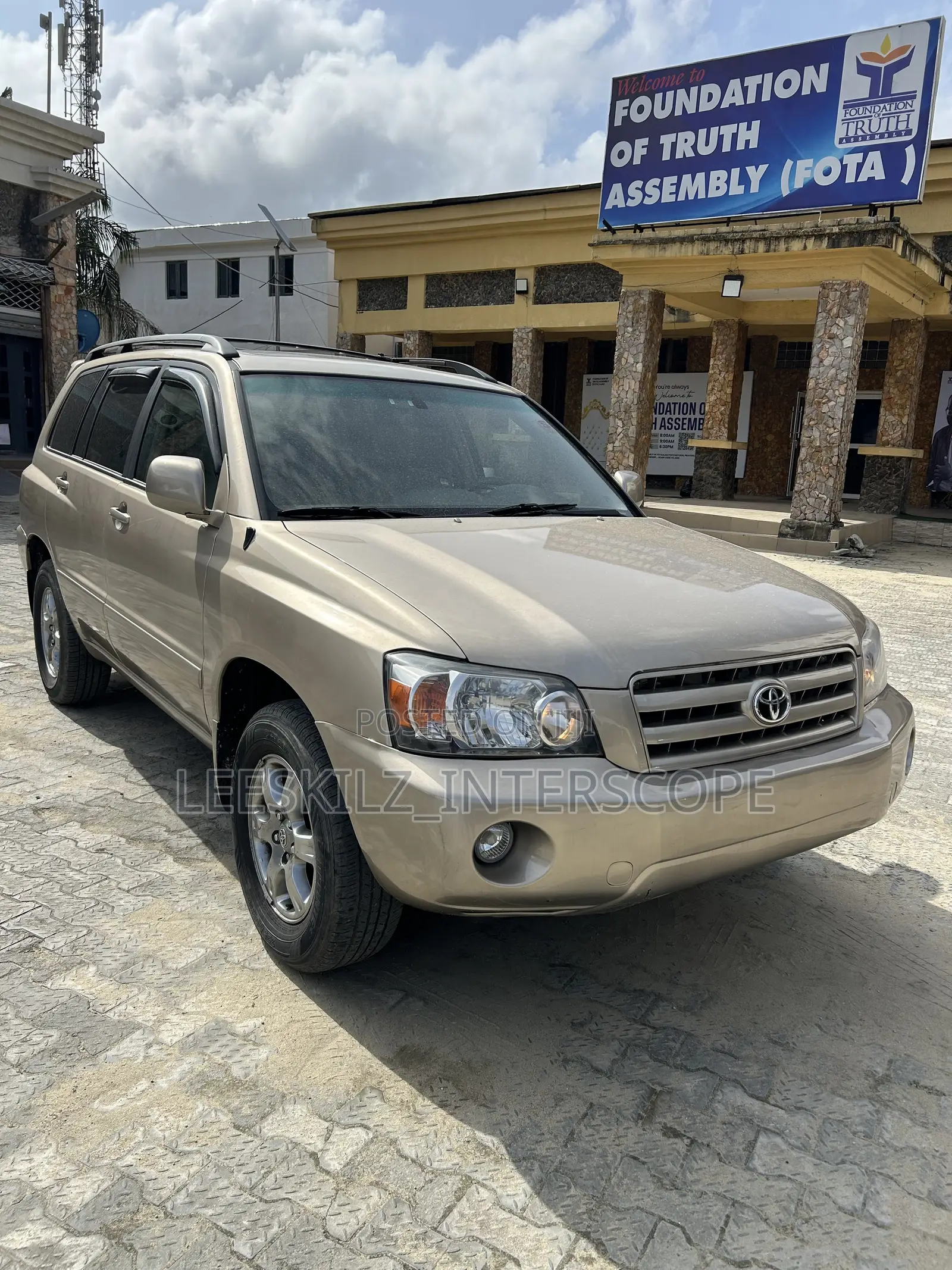 Toyota Highlander 2007 Gold