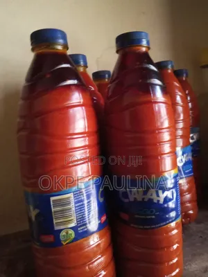 Original Palm Oil,okpehe, Ogbono and Red Gari
