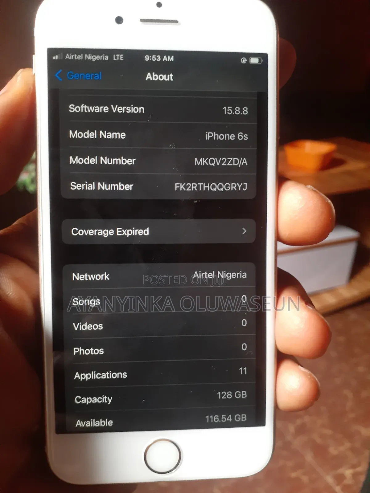 Apple iPhone 6s 128 GB Silver