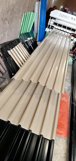 0.45mm Grey Beige Longspan Aluminium Roofing Sheets for Sale