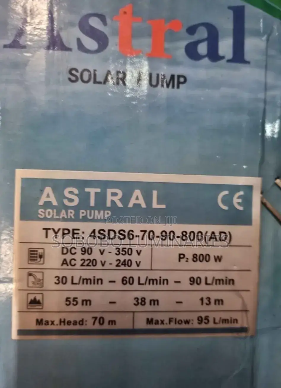 1hp DC Solar Pump