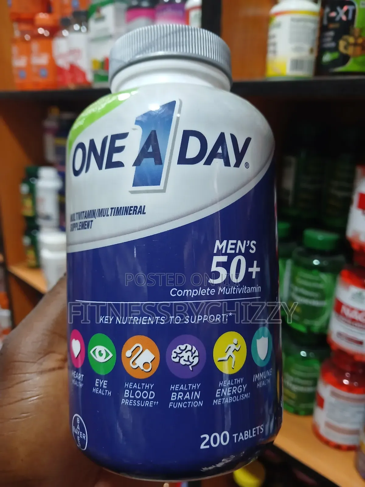 One a Day Men Age 50 Plus Complete Multivitamin X 200 Tablets