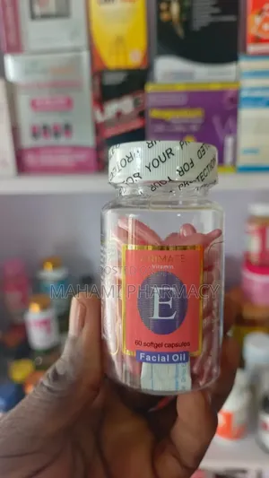 Animate Vitamin E Facial Oil – 60 Softgel Capsules