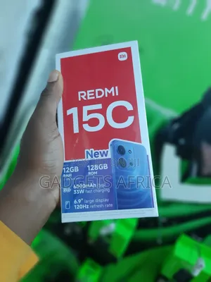 New Xiaomi Redmi 15C 4G 128 GB Black