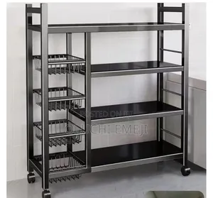 4 Layer Kitchen Rack and Basket