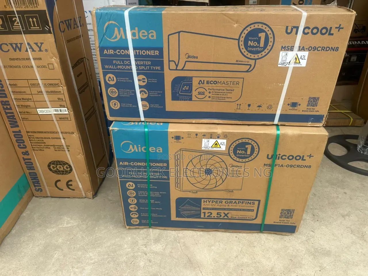 Midea 1HP Split Unit AC Inverter -MSMA-09CRDN1