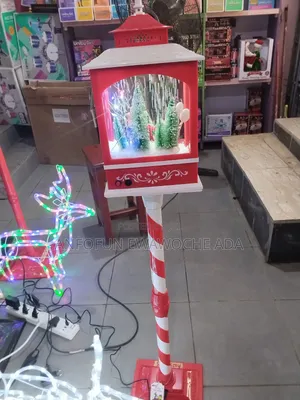 Christmas Light Stand With Music – Festive Holiday Decoration