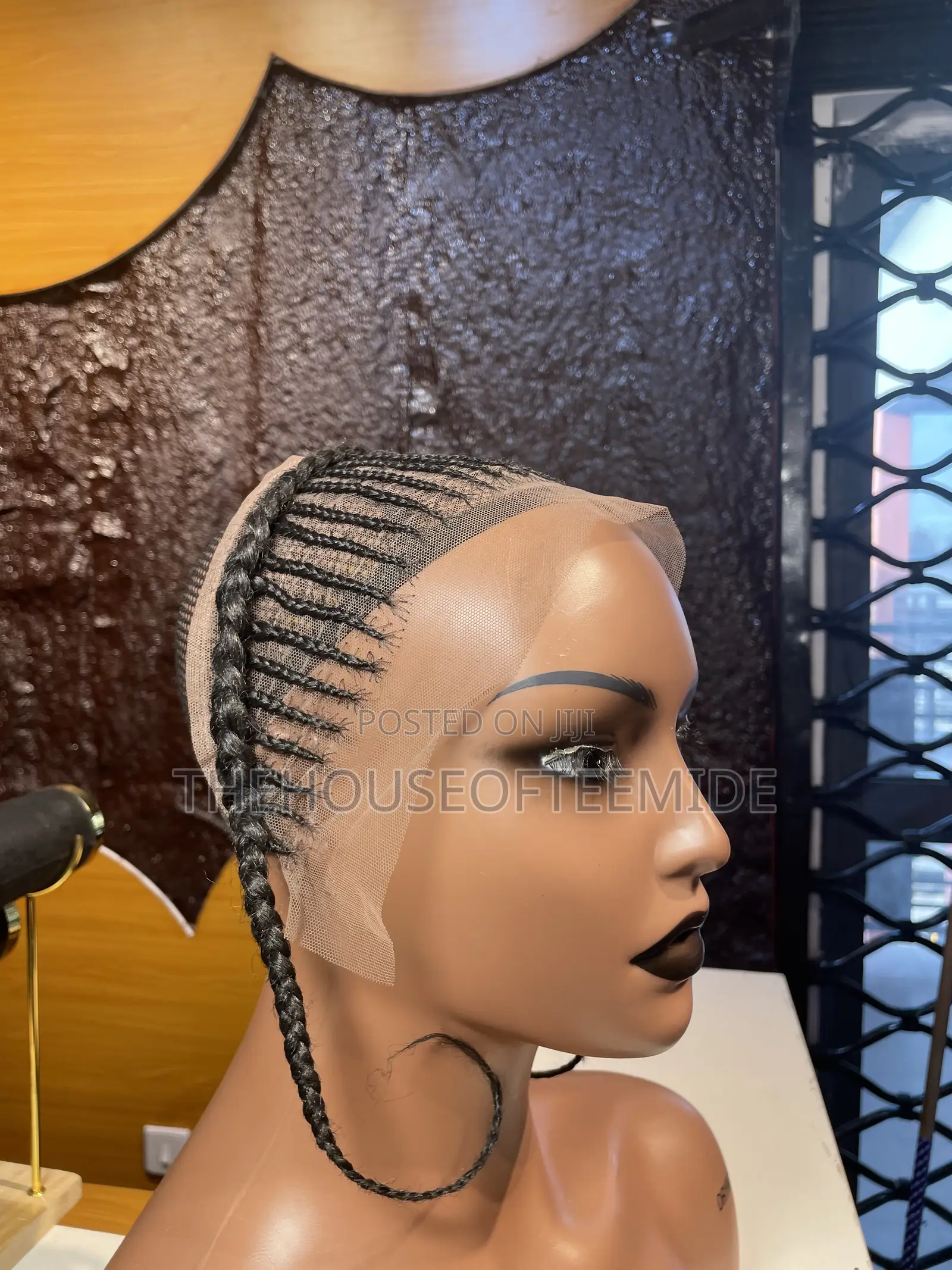 Weaving Frontal Gele( Blend)