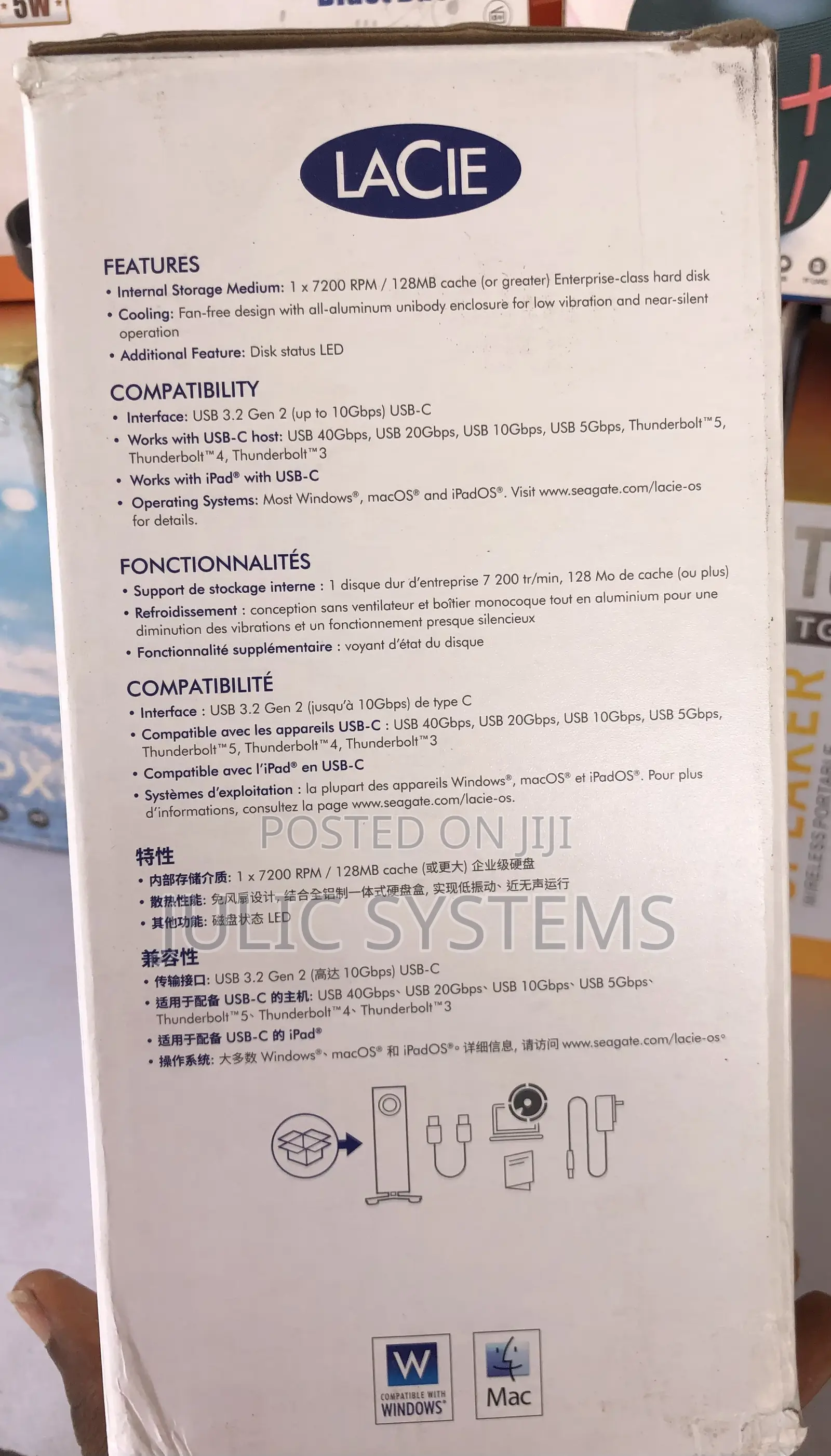 LaCie 20TB D2 Professional