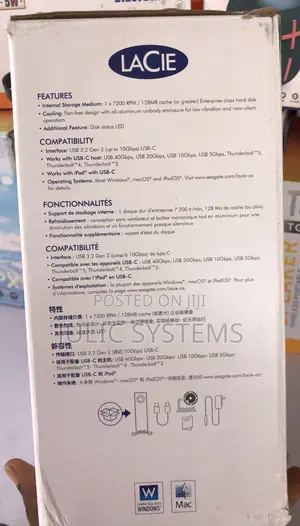 LaCie 20TB D2 Professional