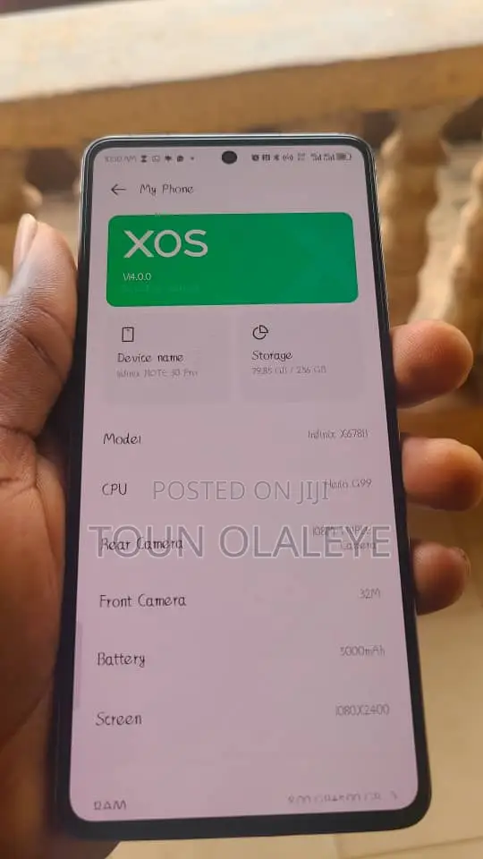 Infinix Note 30 Pro 256 GB Gold