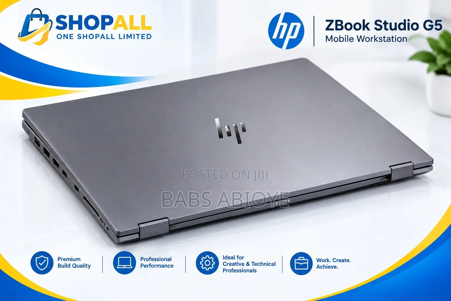 Laptop HP ZBook Studio G5 16GB Intel Core i7 SSD 512GB