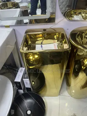 Gold Freestanding Wash Hand Basin
