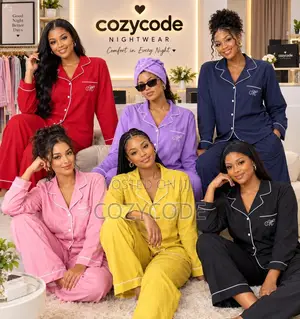 Long Sleeve Button Down Loungewear