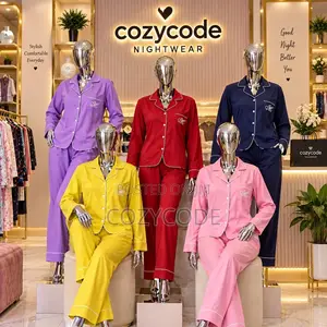 Long Sleeve Button Down Loungewear