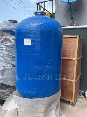 40/72 FRP Fiber Water Filter Tank With 6-Inch Flange Mouth