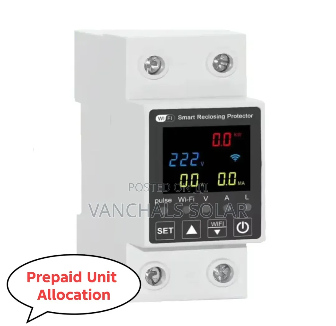 Smart WiFi Prepaid Check Meter Card Reader Tuya 63A