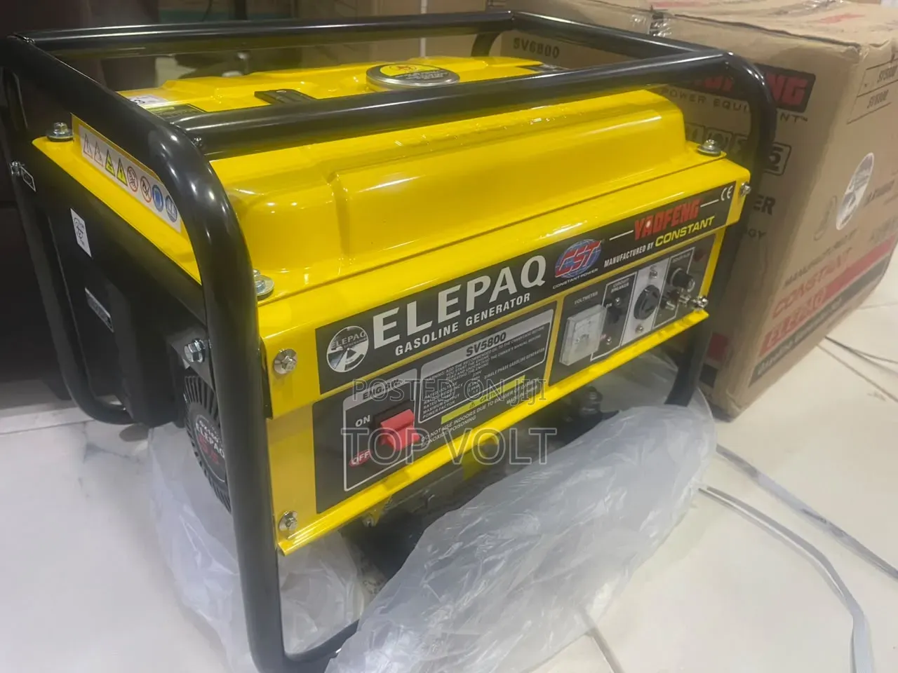 Elepaq Constant SV5800 Petrol Powered Generator 3.5KVA