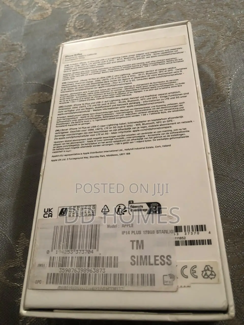Apple iPhone 14 Plus 128 GB White