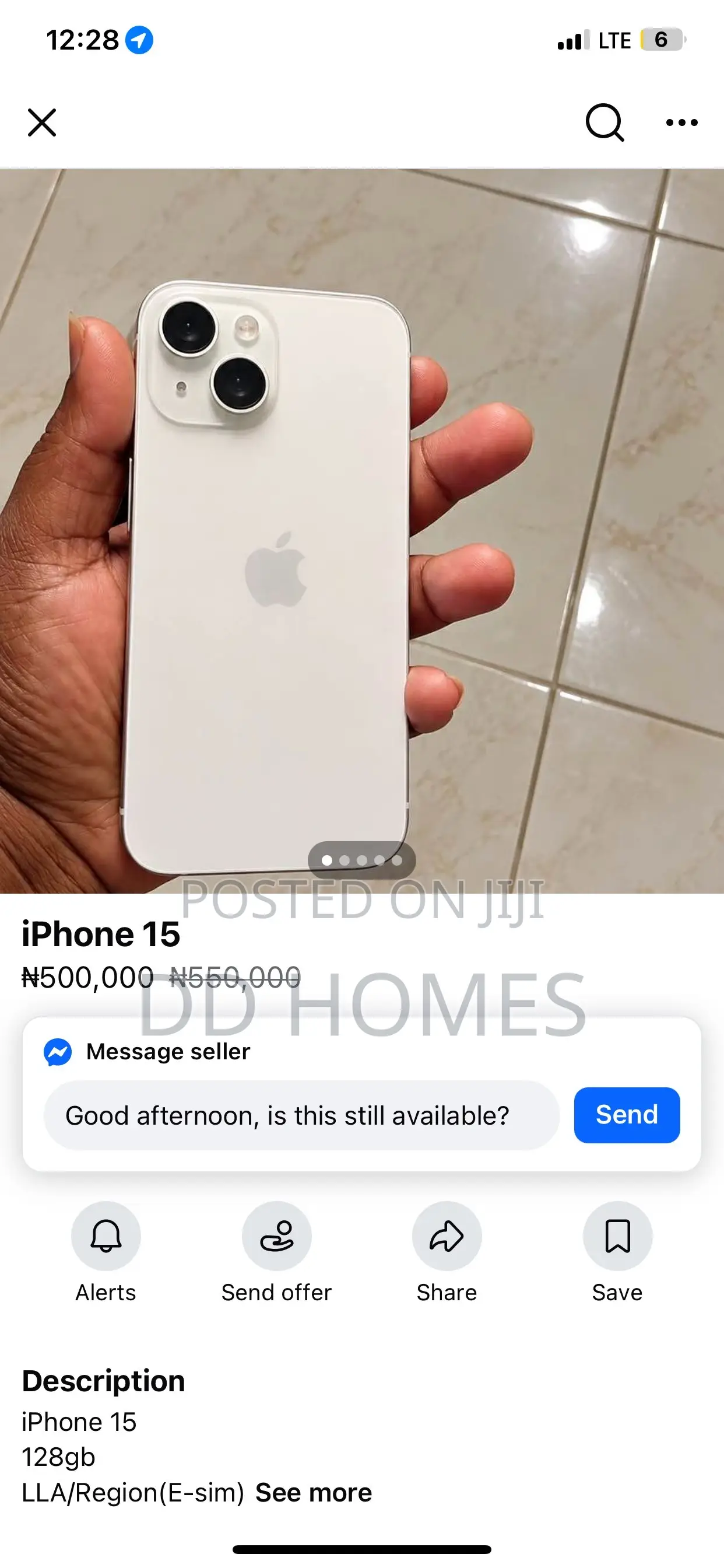 Apple iPhone 14 Plus 128 GB White