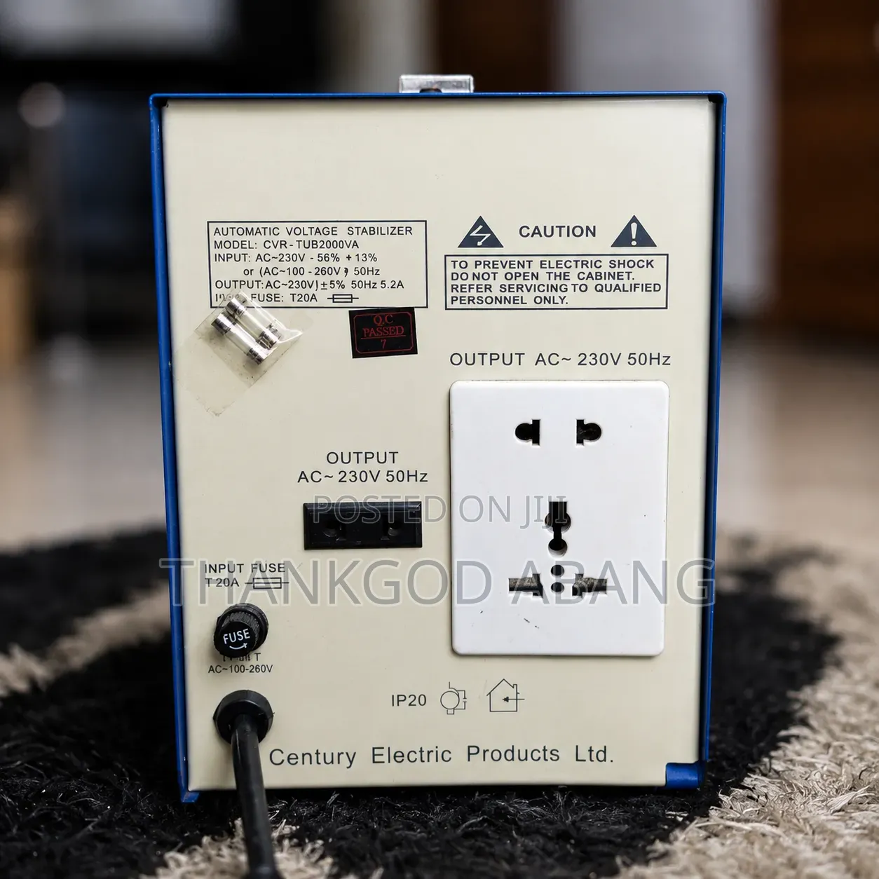 Century Automatic Voltage Stabilizer
