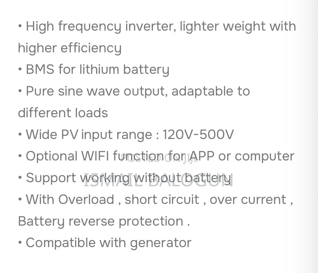 3.6kva Prag Hybrid Inverter