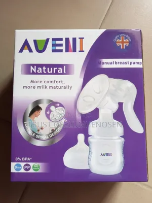 AVENI Natural Manual Breast Pump – BPA-Free, Comfortable & Portable