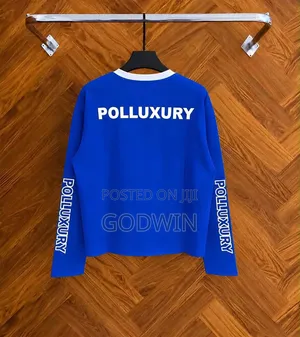 Polluxury Longsleeve Sweatshirt - Luxury Streetwear - Blue & Black