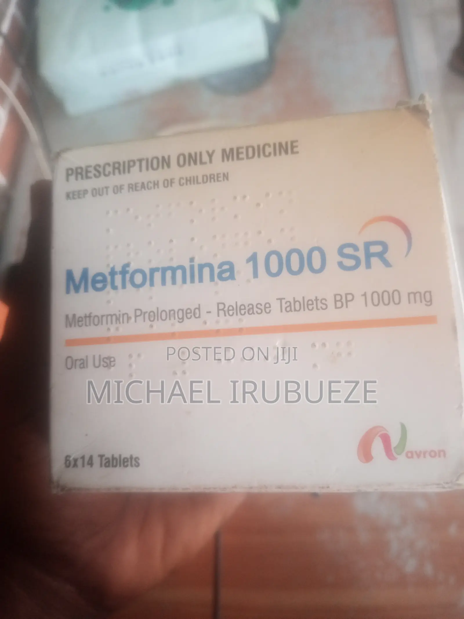 Metformina Sr 1000mg