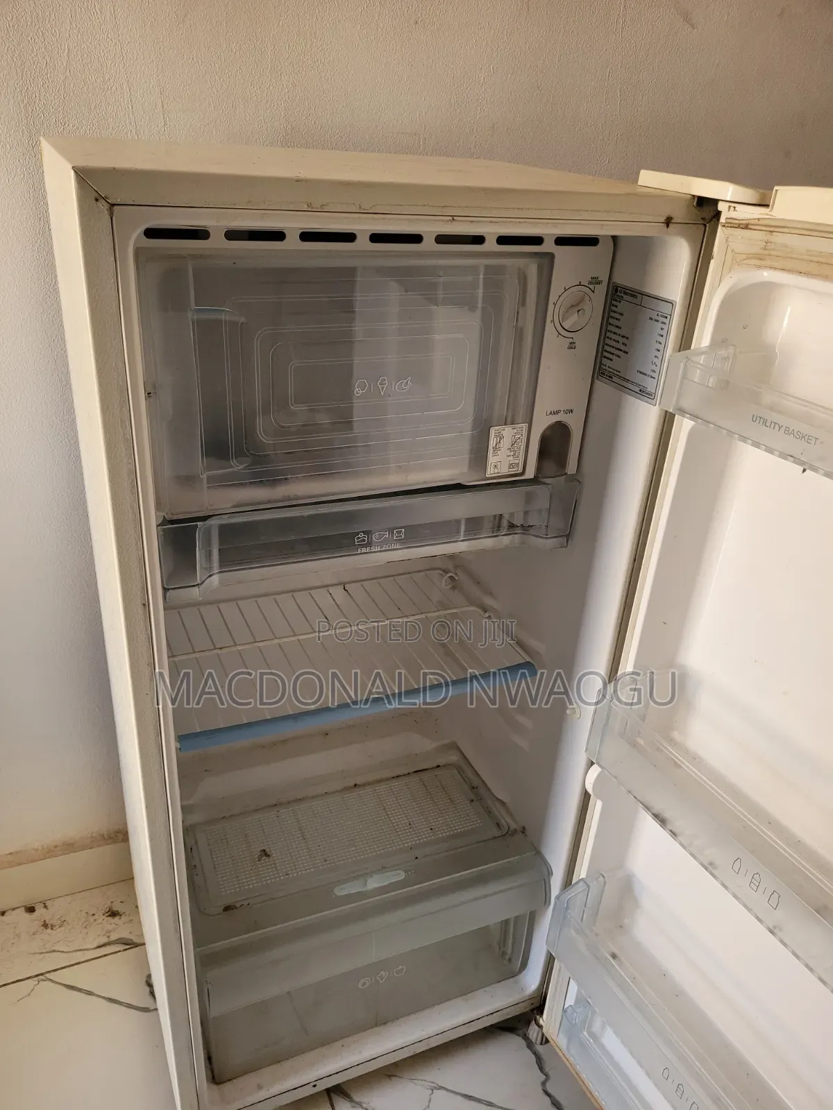LG Standing Refrigerator/Freezer