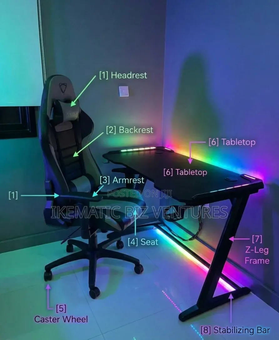 Original Furgle Gaming Chair and Gaming Table