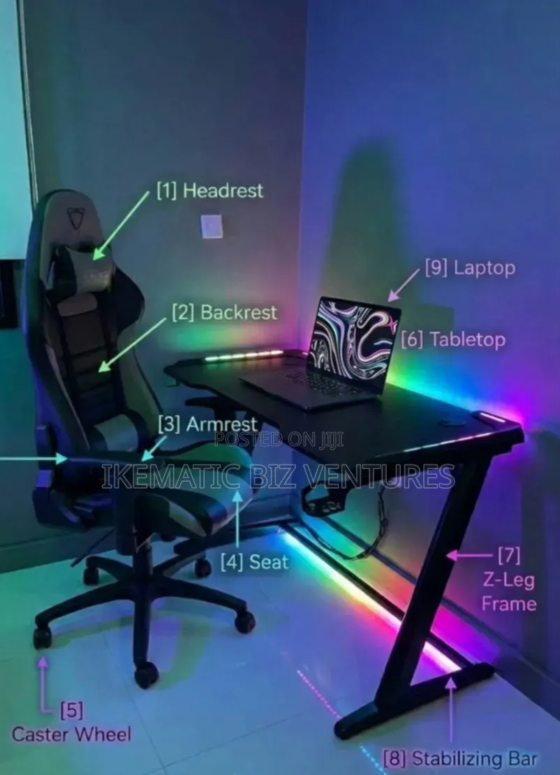 Original Furgle Gaming Chair and Gaming Table