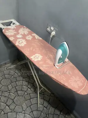Solar Pressing Iron Ironing Board
