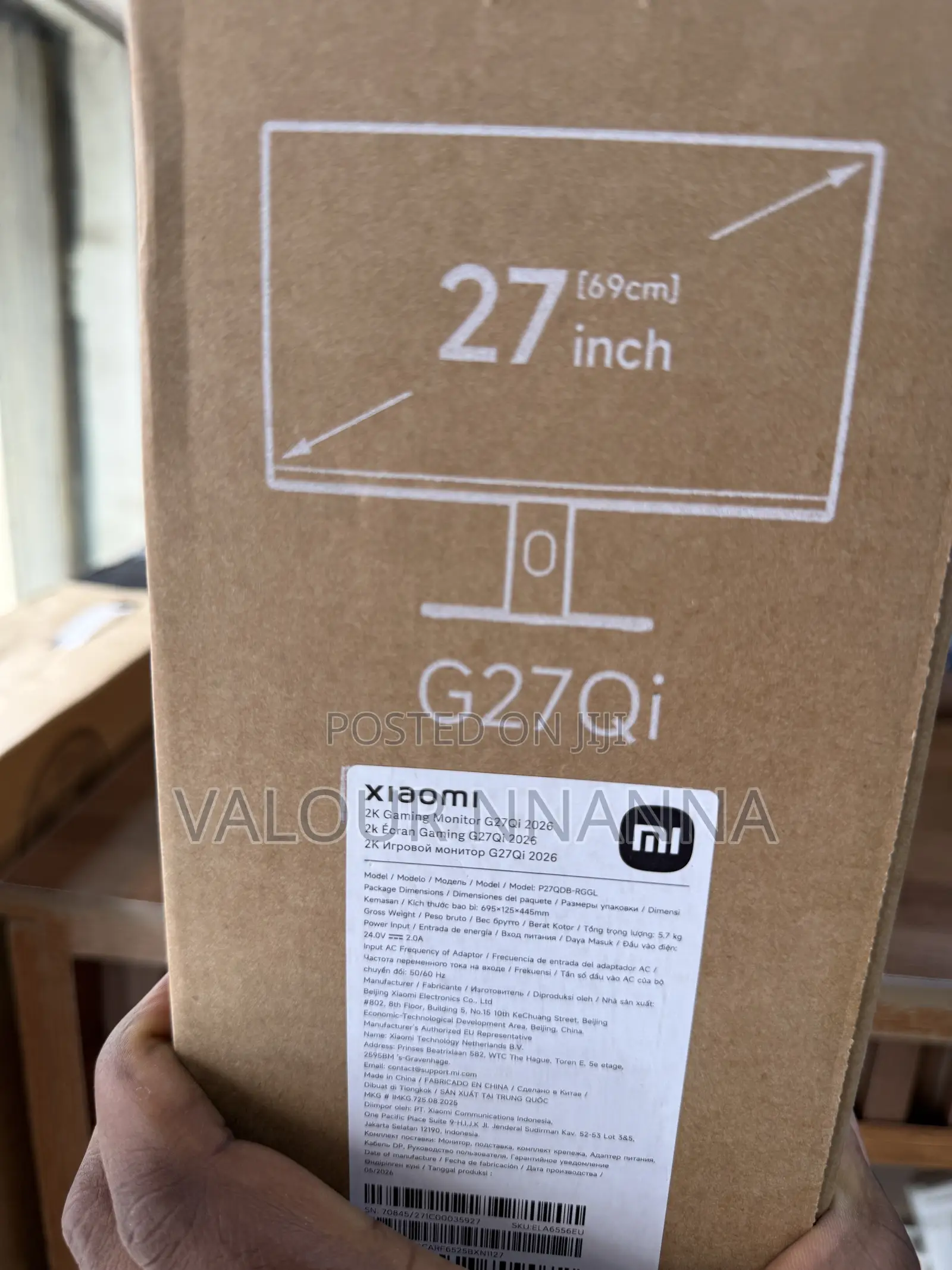 Xiaomi 2k Gaming Monitor G27Qi