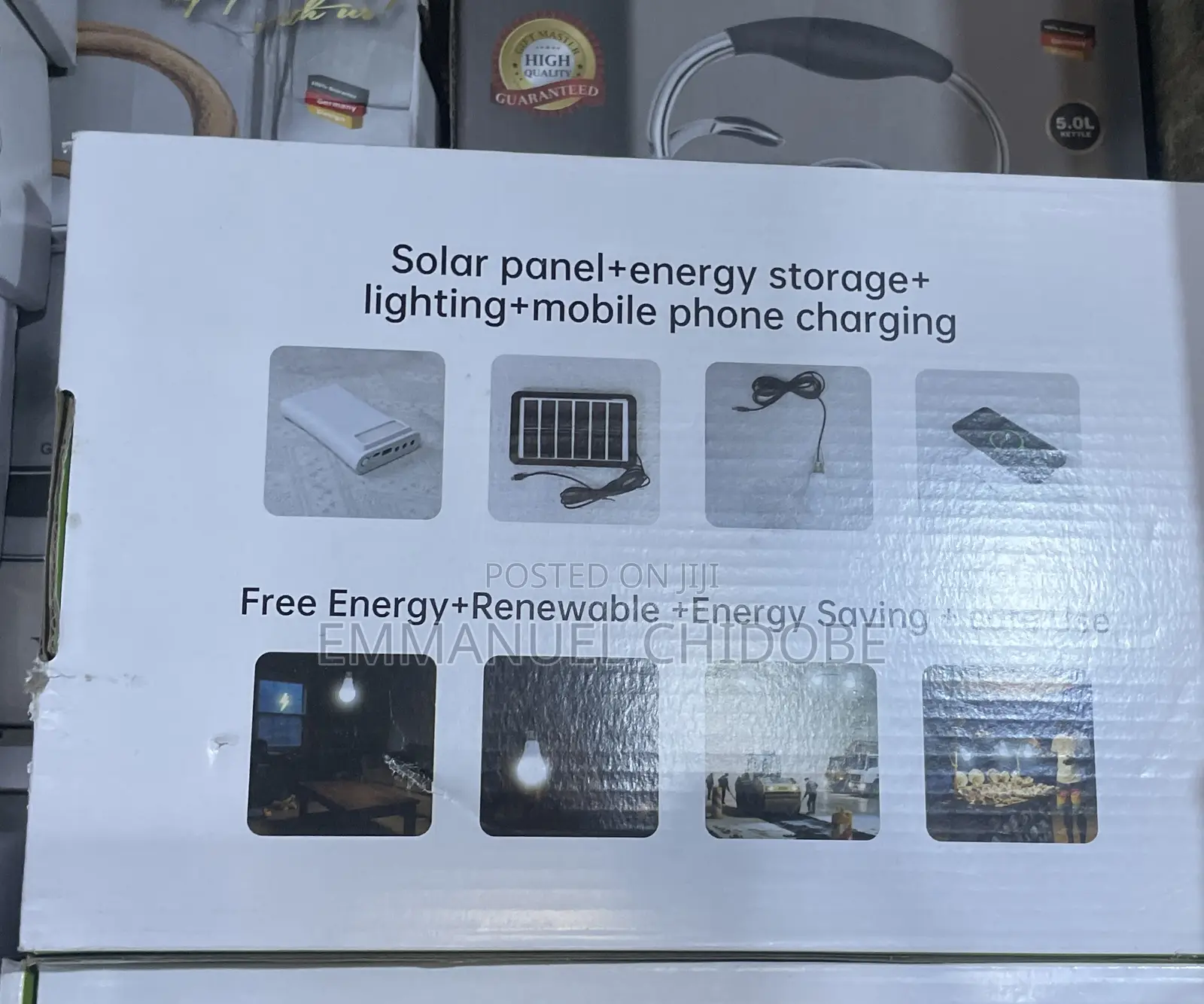 3in1 Solar Bulb With Power Bank