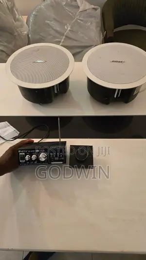 Bose Ceiling Speakers and Mini Amplifier
