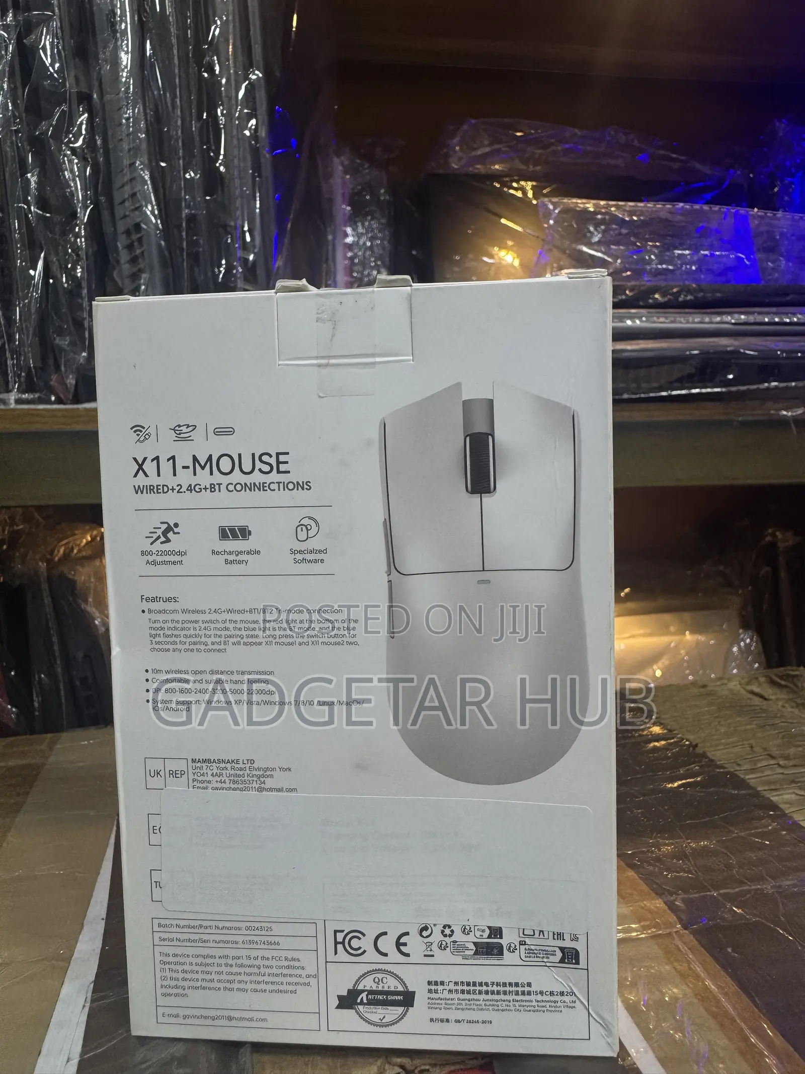 ATTACK SHARK X11 Lightweight Wireless Gaming Mouse