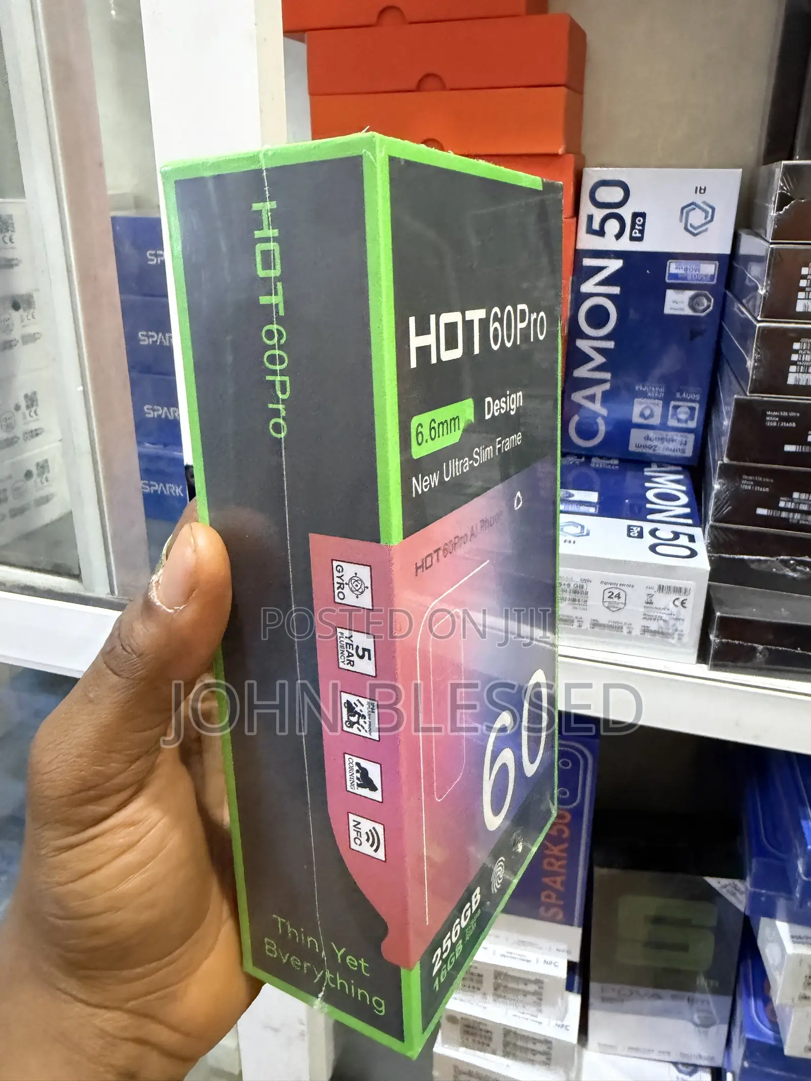 New Infinix Hot 60 Pro 256 GB Black