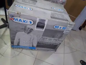 Maxi Basic Grey Gas Cooker With Hot Plate 4B 2P