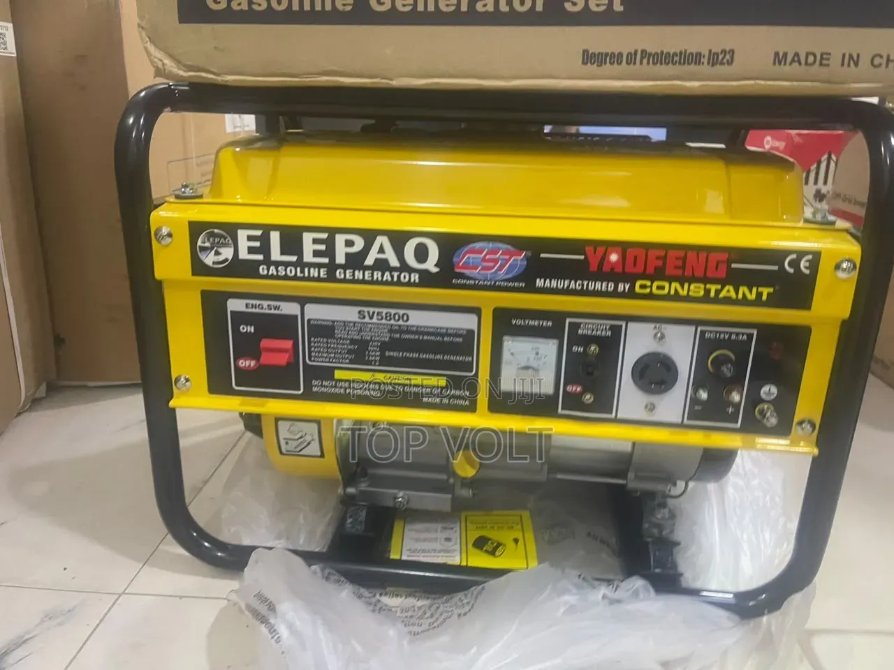 Elepaq Constant 3.5KVA Manual Start Power Generator